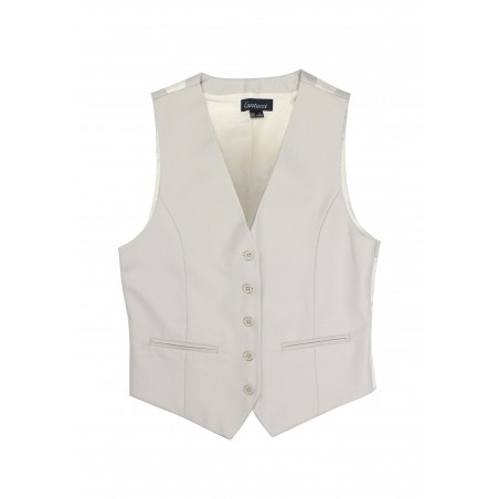 Women's Suit Vest | Tan Cream Womens Dress Vest | Cheap-Neckties.com