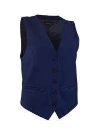 Women's Uniform Suit Vest in Midnight Blue
