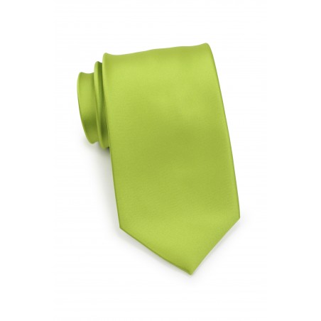Bright Green Kids Tie