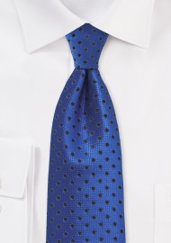 Egyptian Blue Polka Dot Tie