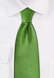 Clover Green Tie in XL Length