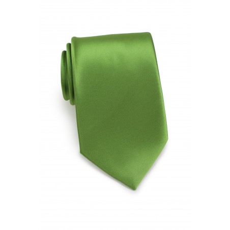 Fern Green Tie in XL Length