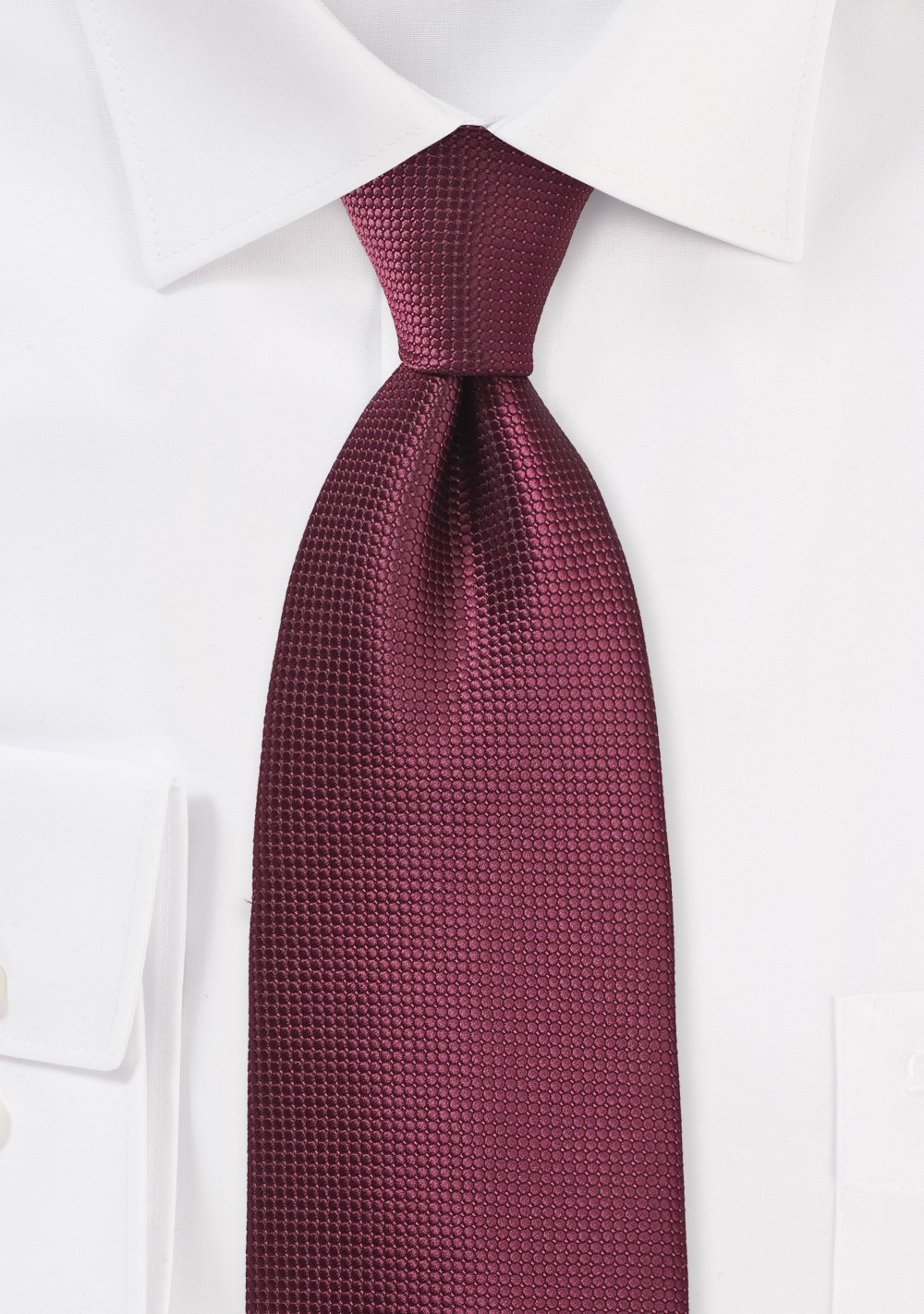 Elegant Men's Tie in Rosewood Red | Cheap-Neckties.com