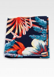 Hawaii Print Pocket Squares in Cotton