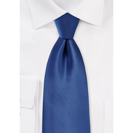 Solid Cobalt Blue Necktie