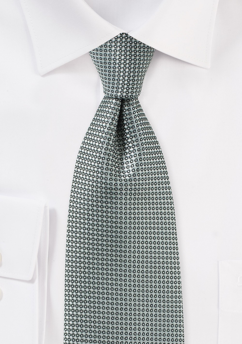 Textured Tie in Gray