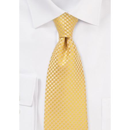 Dandelion Yellow Tie in Kids Length