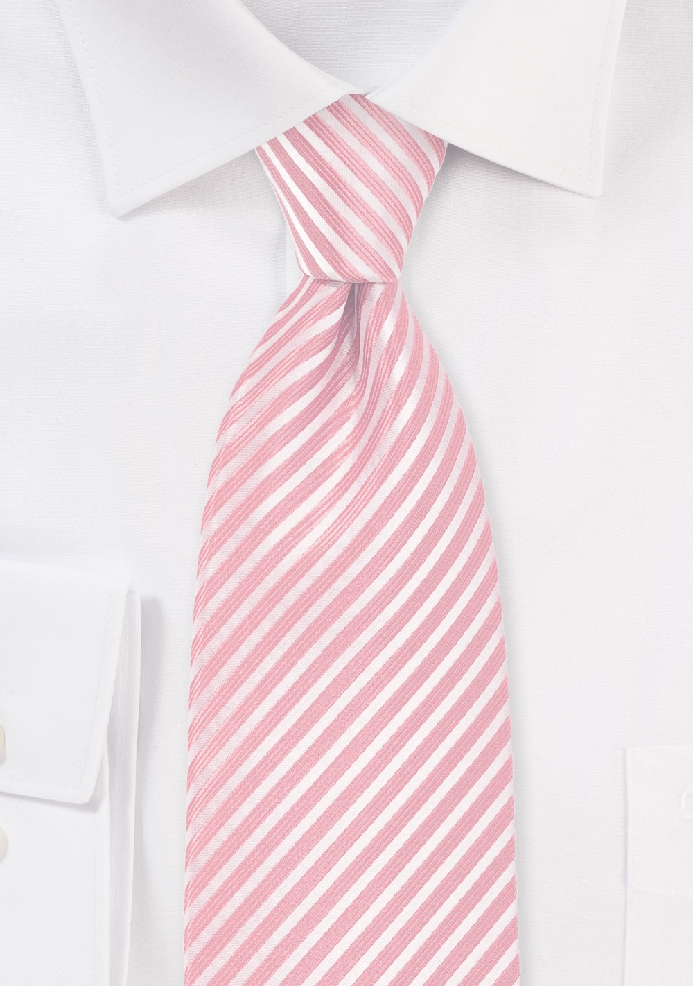 Petal Pink Striped Necktie