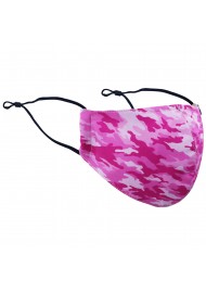 Pink Cotton Mask with Camo...
