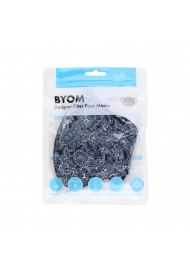 bandana paisley print face mask in cotton with filter flat in bag