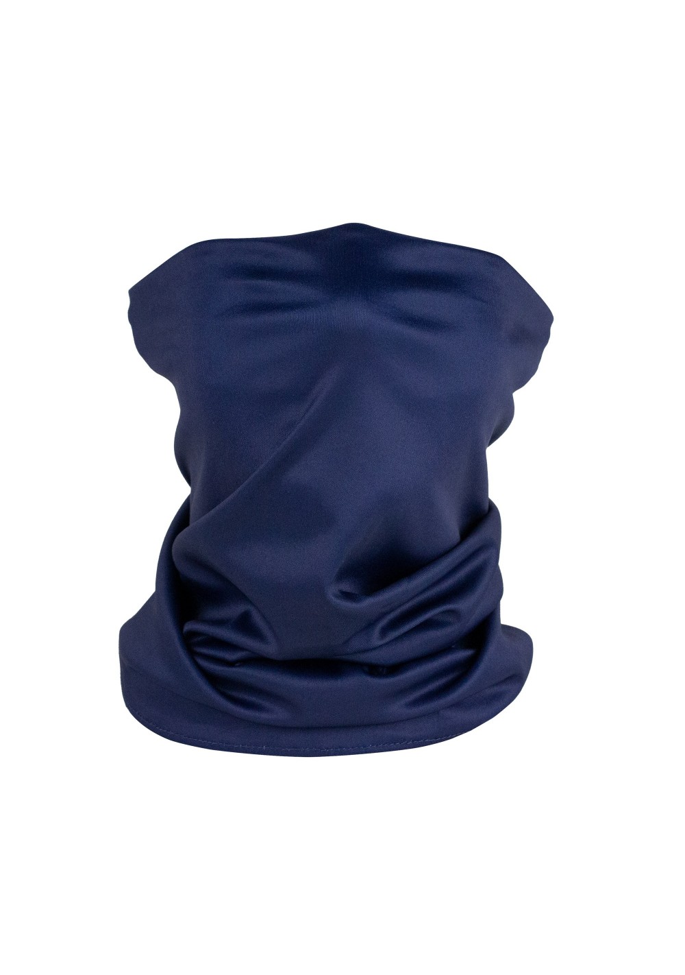 solid navy blue neck gaiter mask