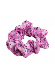 pink hair scrunchie