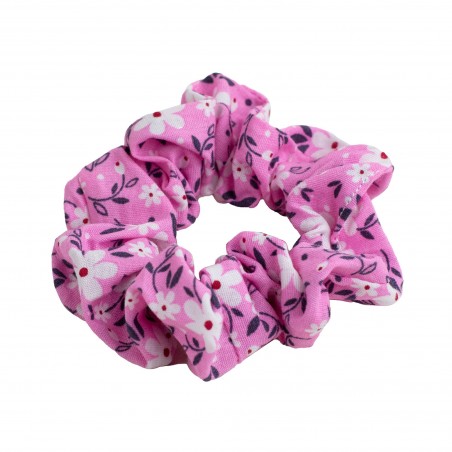 pink hair scrunchie