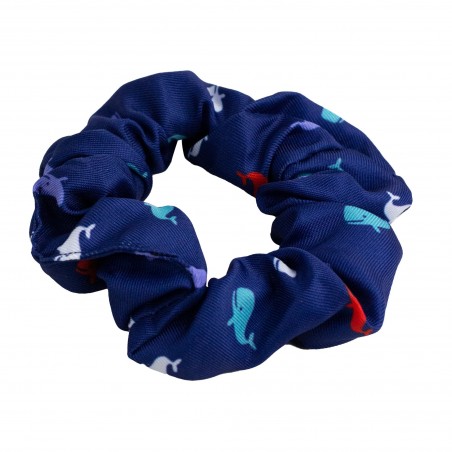 scrunchie with whales