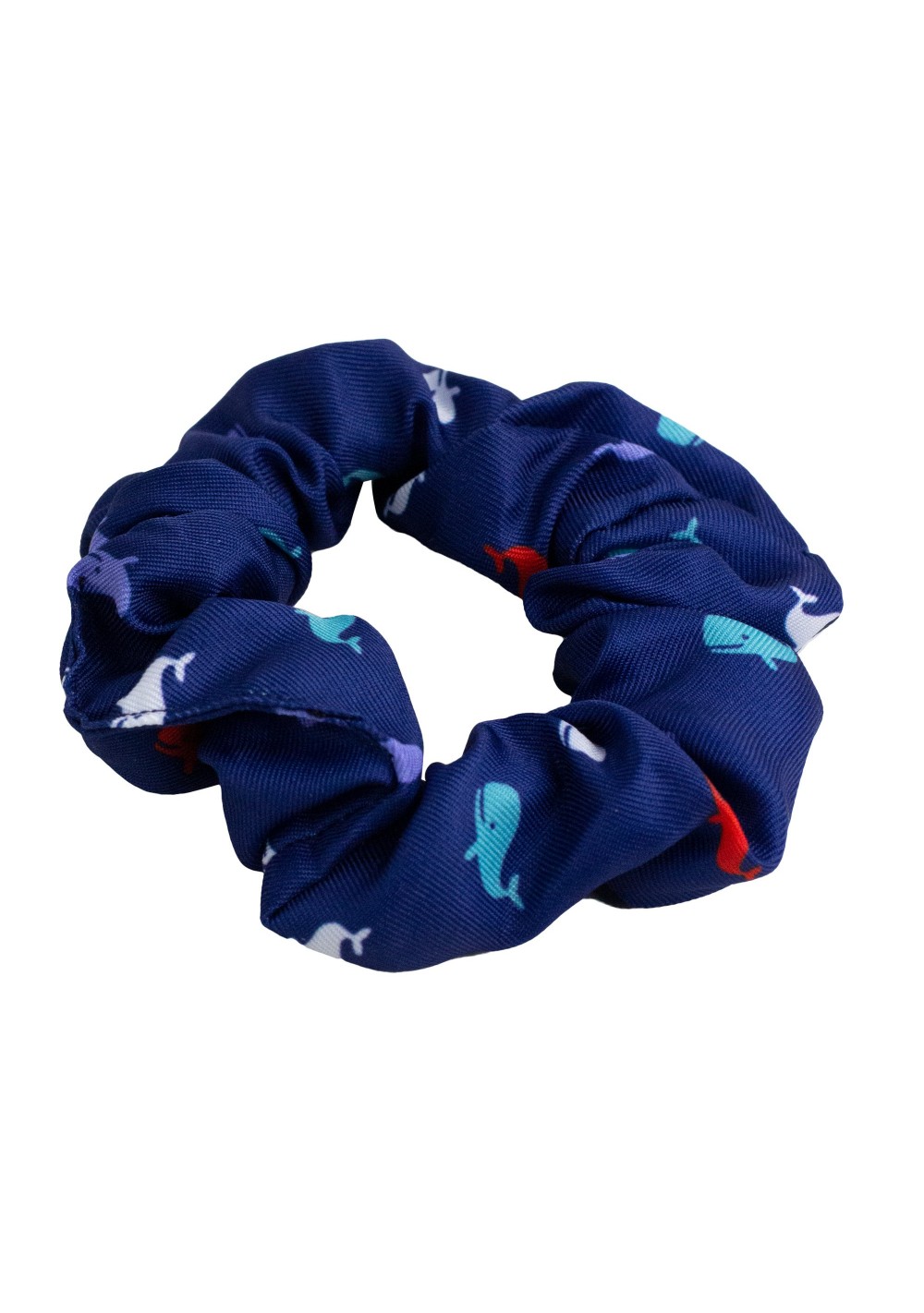 scrunchie with whales