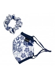paisley mask and scrunchie set