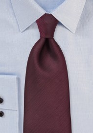 Textured Burgundy Tie