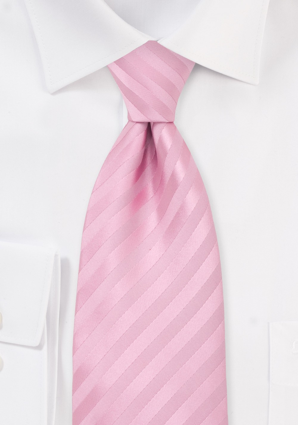 Extra Long Necktie in Rose-Pink