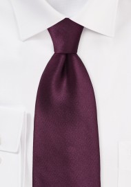 Solid Color Ties Burgundy Red