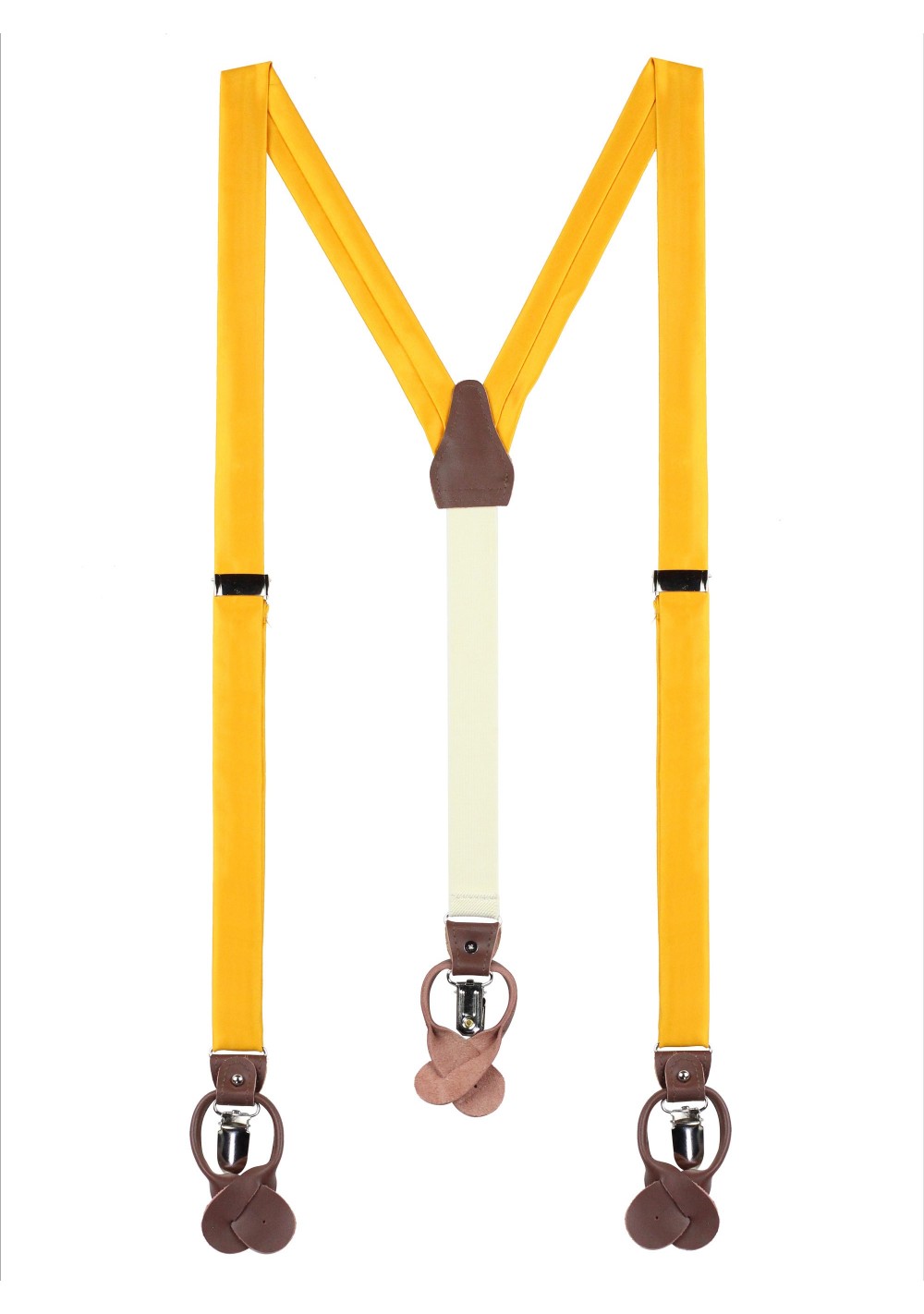 Golden Colored Mens Suspenders