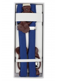 Royal Blue Mens Suspenders in Box