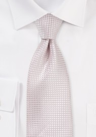 Textured Weave Boys Tie in Blush Pink