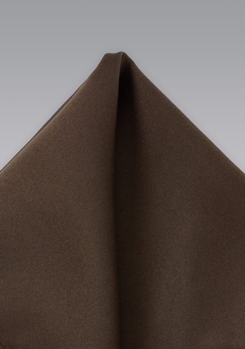 Solid Coffee Brown Pocket Square