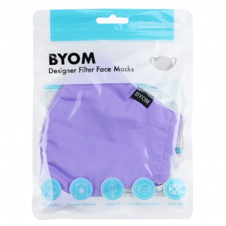 Filter Mask in Lavender in Bag