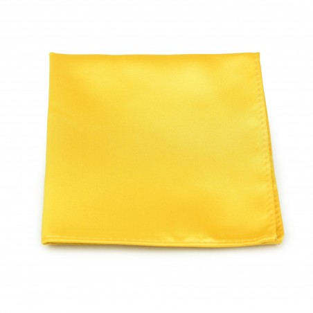 Bright Sun Yellow Pocket Square Hanky