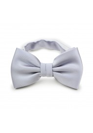 Silver Gray Bow Tie