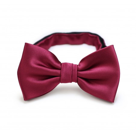 Burgundy Red Bow Tie