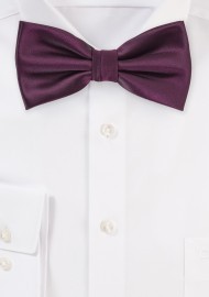 Plum Purple Bow Tie