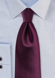Plum Purple Necktie