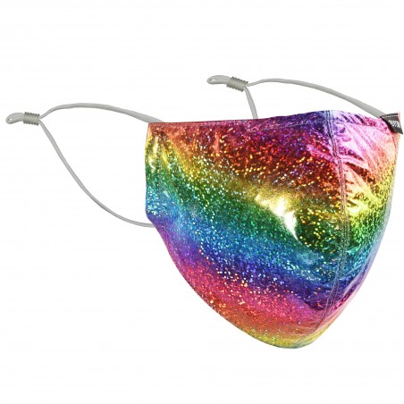 Glitter Rainbow Mask