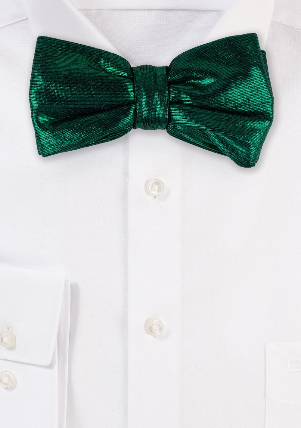 Pine Green Glitter Bow Tie