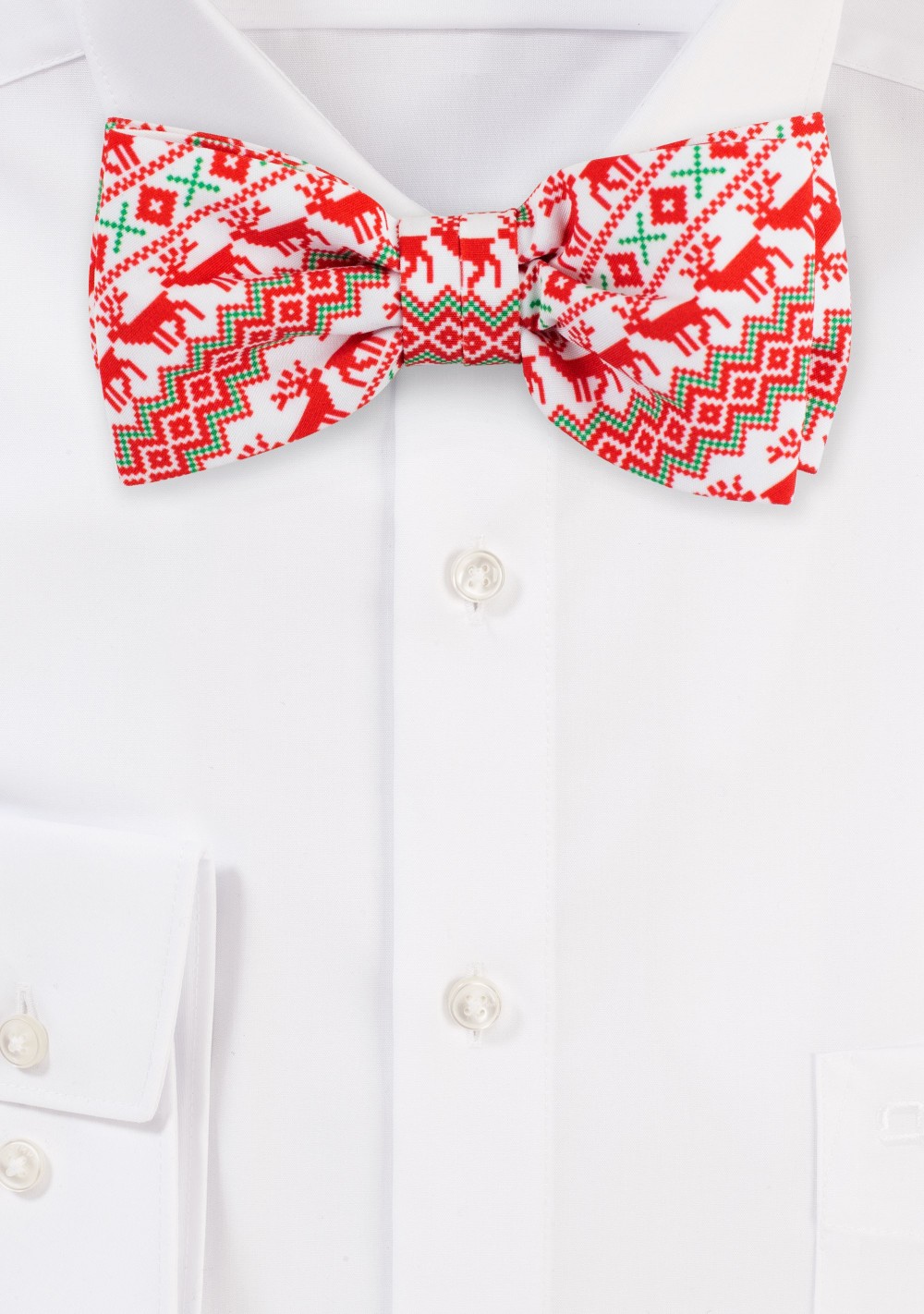 Nordic Christmas Bow Tie