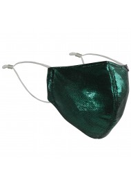 Glitter Mask in Pine Green
