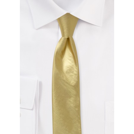 Metallic Gold Necktie