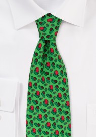Elf Print Necktie