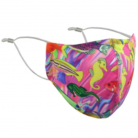 Filter Mask in Tropical Reef Print