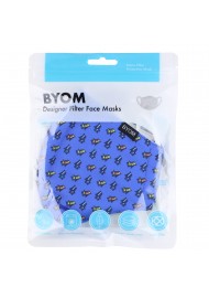 Blue Beach Chair Print Mask in Mask Bag