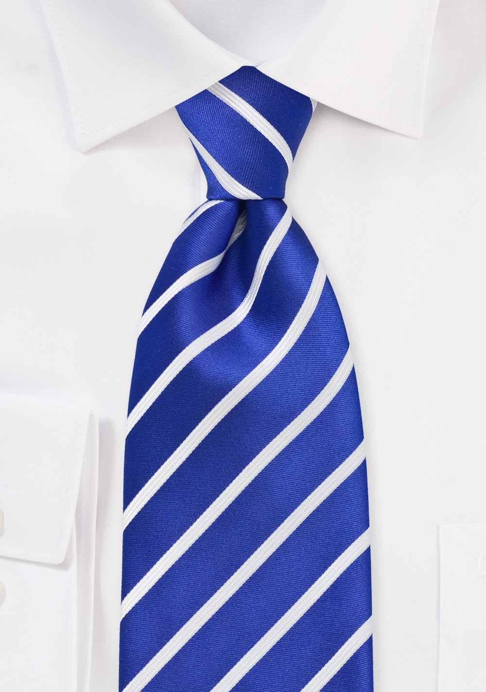 Marine Blue and White Tie for Kids