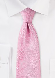Carnation Pink Wedding Tie
