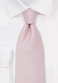 Pink Silk Tie - Handmade silk tie in light pink