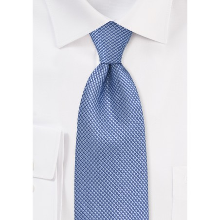 Textured Hydrangea Blue Tie