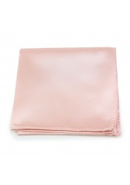 Peach Pink Pocket Square