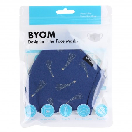 Filter Mask with Shooting Stars in Mask Bag