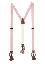 Wedding Suspender in Soft Pink