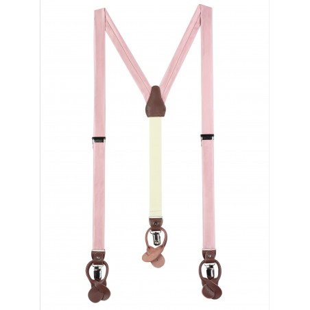 Wedding Suspender in Soft Pink
