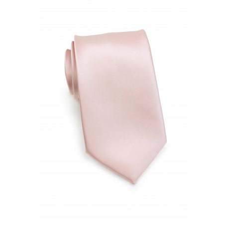 Necktie in Peach Blush